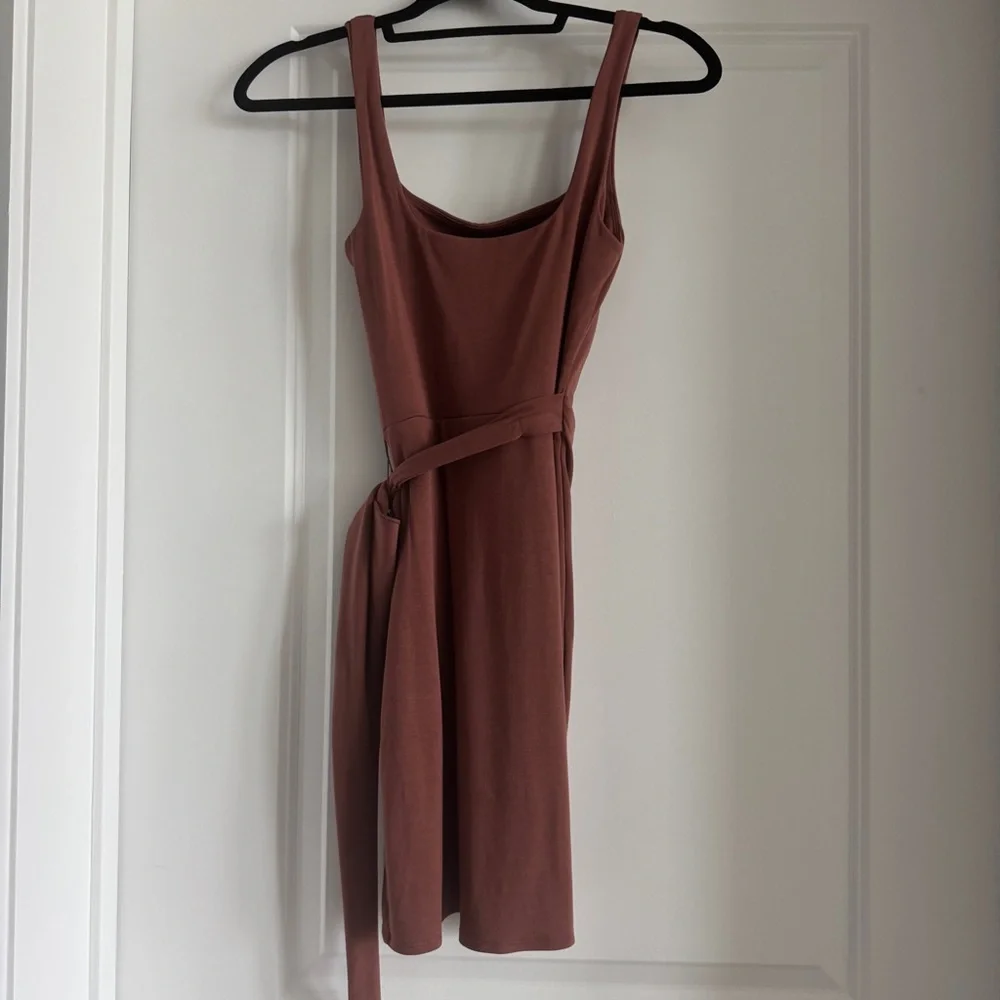 Aritzia Wilfred Saturn Mini Wrap Dress small - Picture 5 of 9